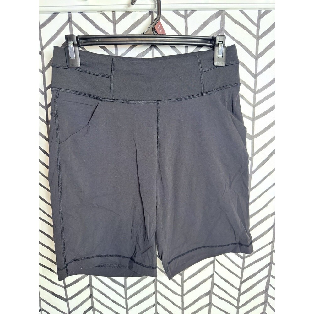 Lucy Black Activewear Bike Shorts with Pockets & Hidden Zip Women's XS 6081
